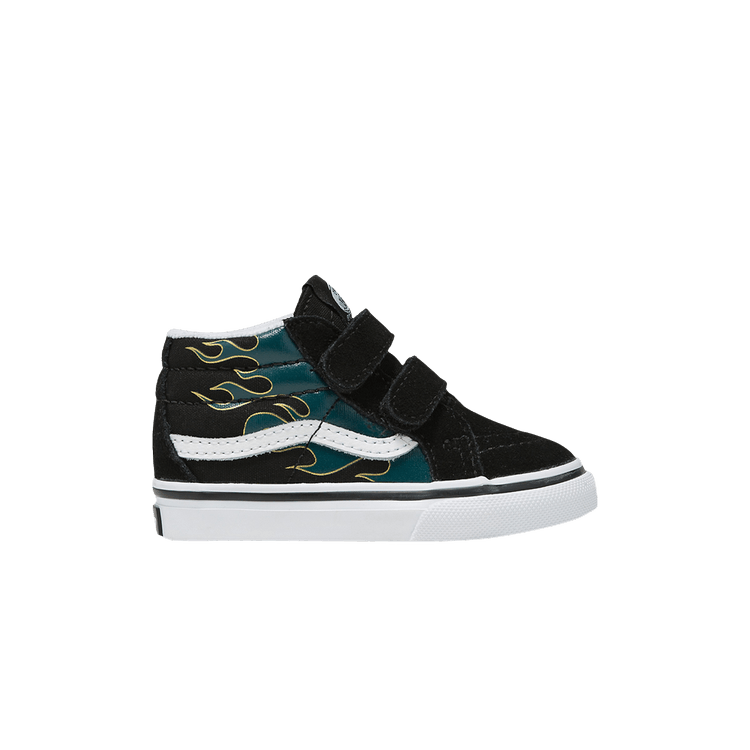 Sk8-Mid Reissue V Toddler 'Metallic Flame Black'