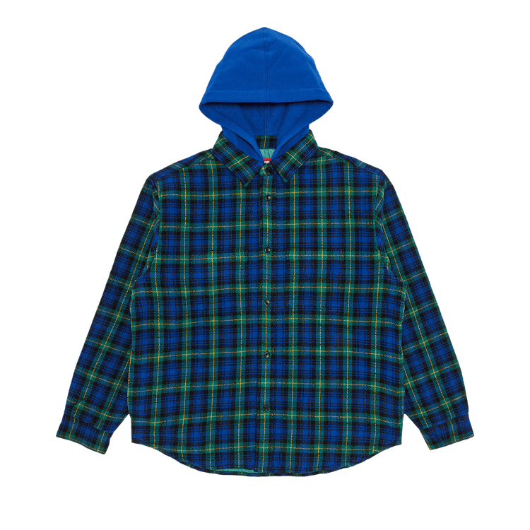 トップス Supreme Tartan Flannel Hooded Shirt 23FW Supreme Tartan Flannel Hooded Shirt (FW23) - $148