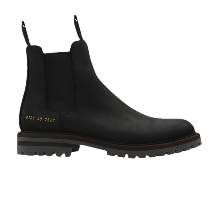 Common projects chelsea boots black leather clearance
