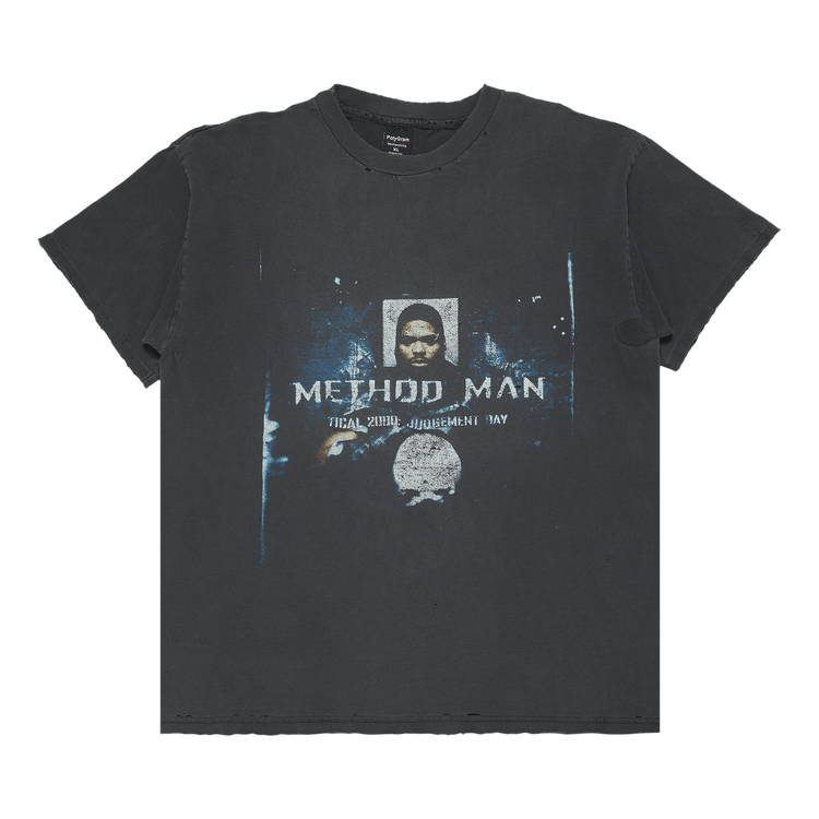 method man （メゾットマン）Tシャツ ブラック Hip HOP(ヒップホップ)-