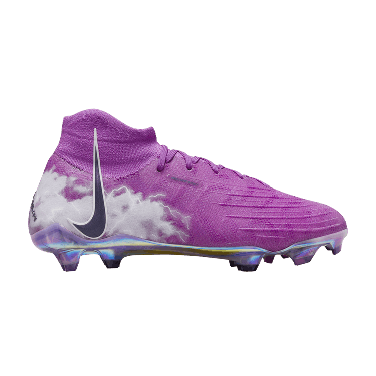 Purple jordan cleats hot sale