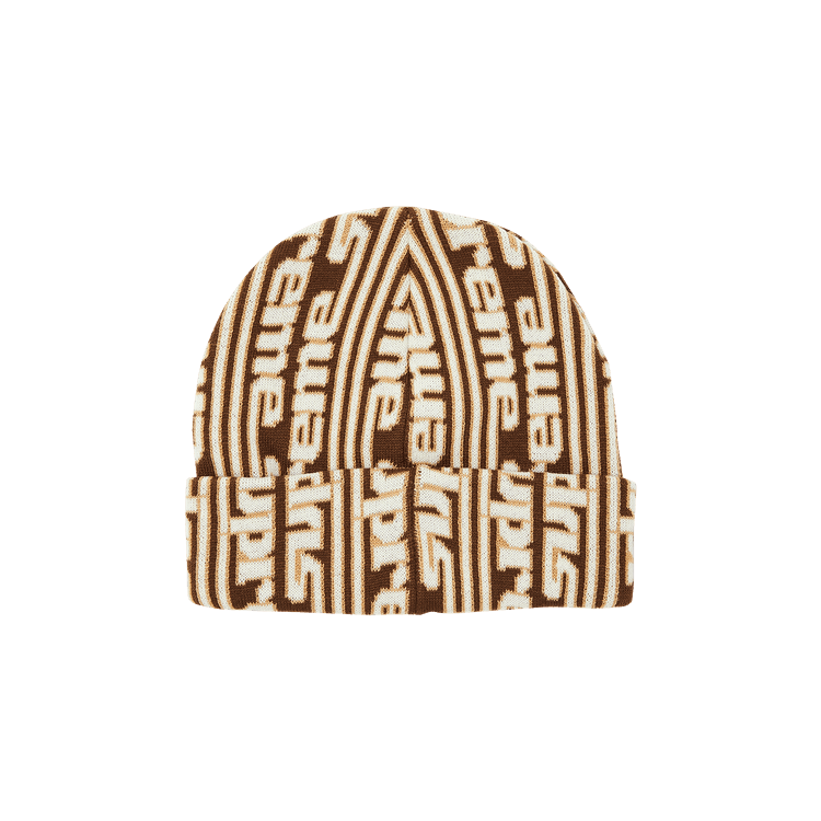 Buy Supreme Vertical Logo Beanie 'Tan' - FW23BN49 TAN | GOAT