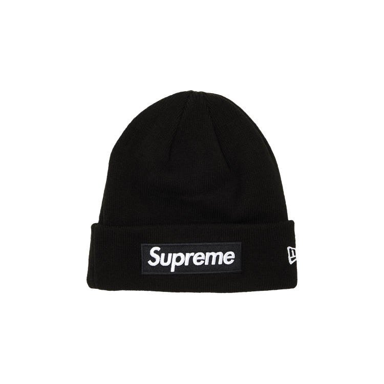 Buy Supreme x New Era Box Logo Beanie 'Black' - FW23BN26 BLACK | GOAT