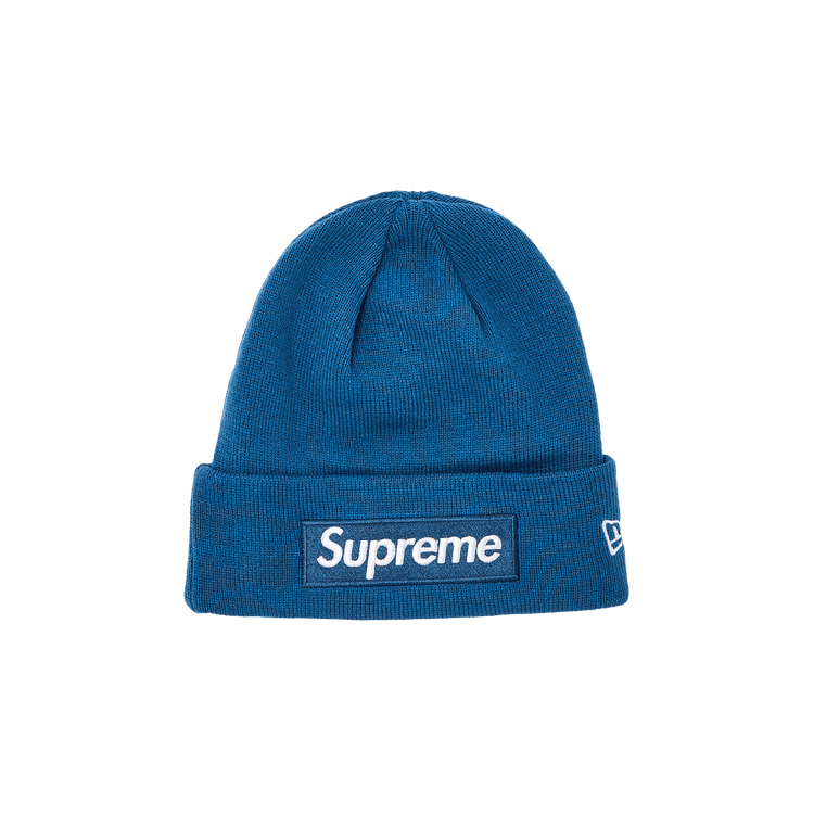 Buy Supreme x New Era Box Logo Beanie 'Blue' - FW23BN26 BLUE 
