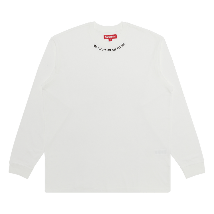 【23FW】Supreme Collar Logo L/S Top シュプリーム Supreme Collar Logo L/S Top Olive Men's - FW23 - US
