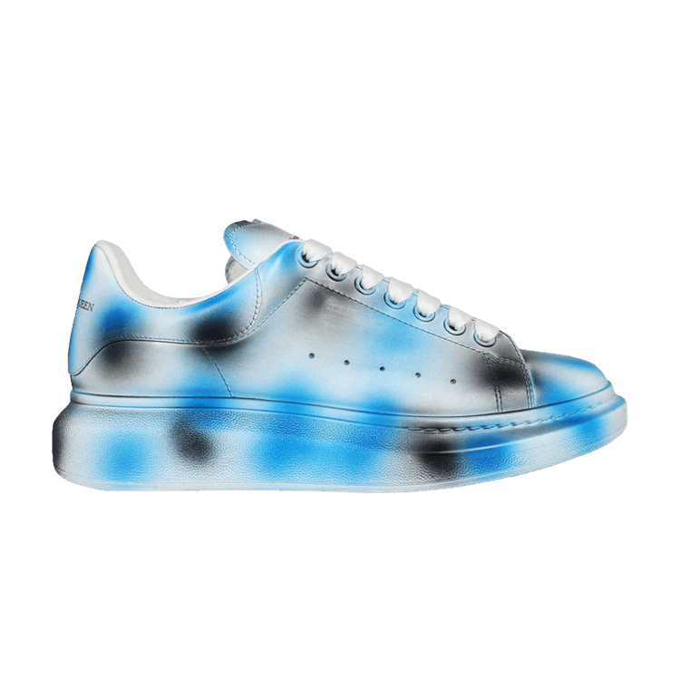 Alexander Mcqueen Oversized Sneaker Spray Paint Black Blue Culture Circle