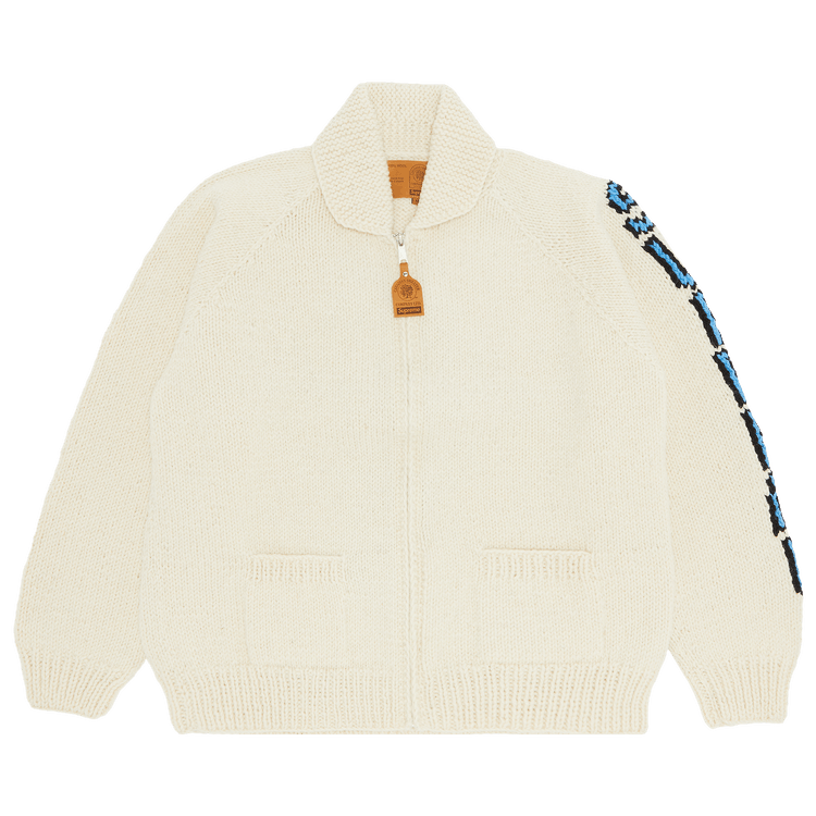 Size xl Supreme Camacho Cowichan Sweater 'Natural'