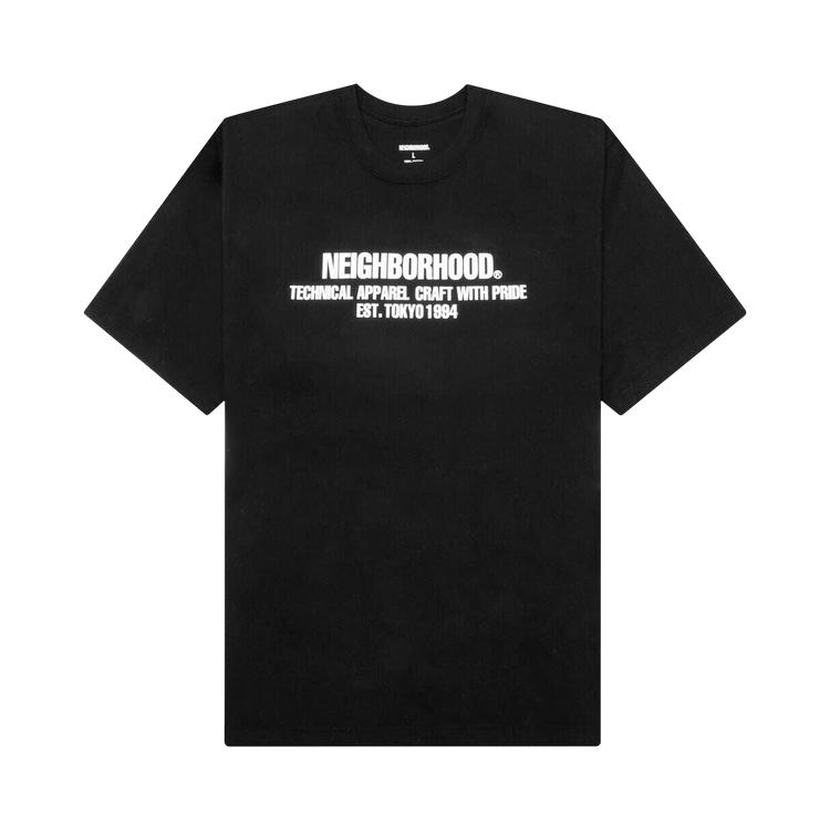 【国内発送】 Buy Neighborhood Short-Sleeve T-Shirt 'Black' - 232PCNH ST02 トップス