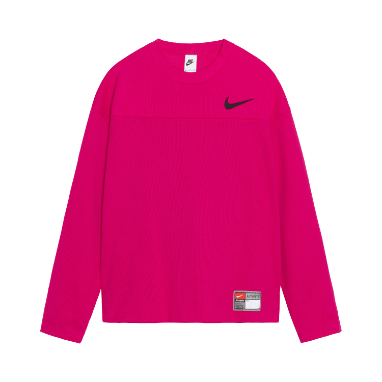 Buy Stussy x Nike Dri Fit Mesh Jersey 'Fireberry' - FJ9164 615