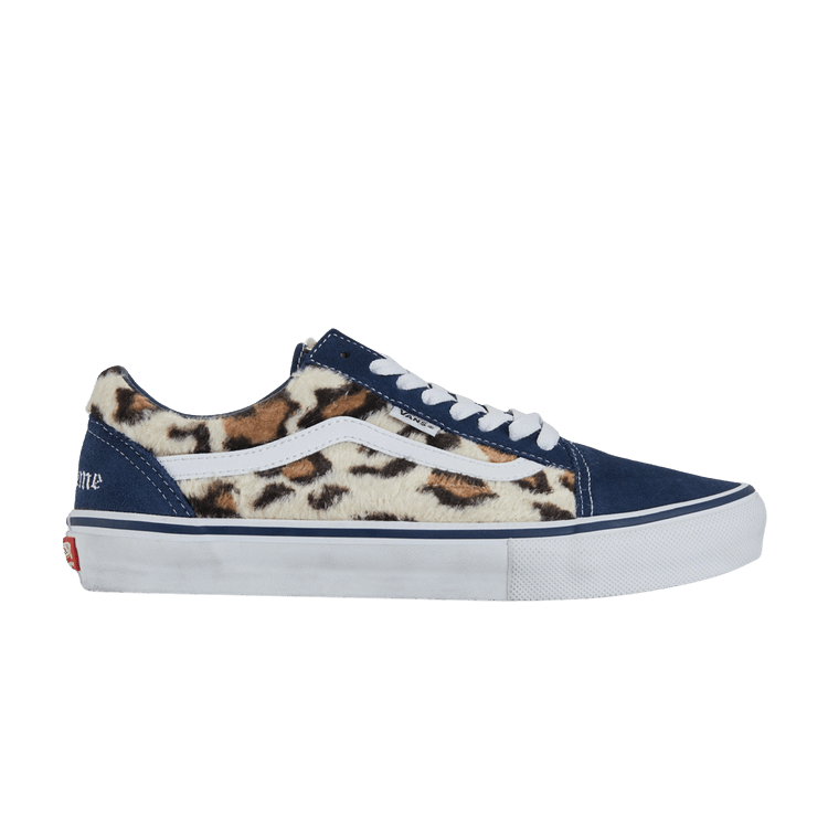 Buy Supreme x Vans Skate Old Skool 'Leopard Pack - Navy