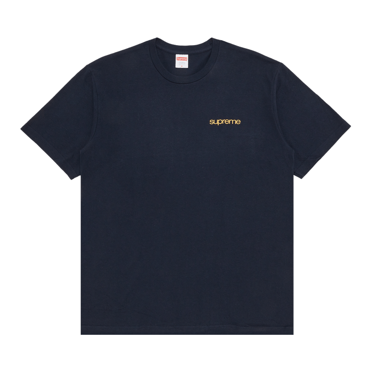 トップス 23ss Supreme Location Tee Navy Supreme Collegiate S S Top (FW23) - $78
