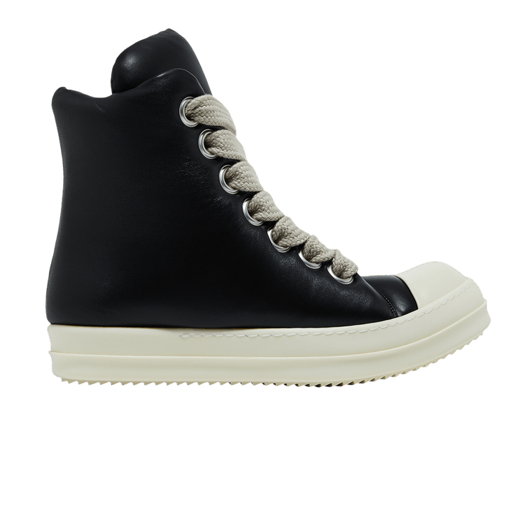Buy Rick Owens Luxor Jumbo Lace Padded Sneaker 'Black Milk' - RU02C7892 ...