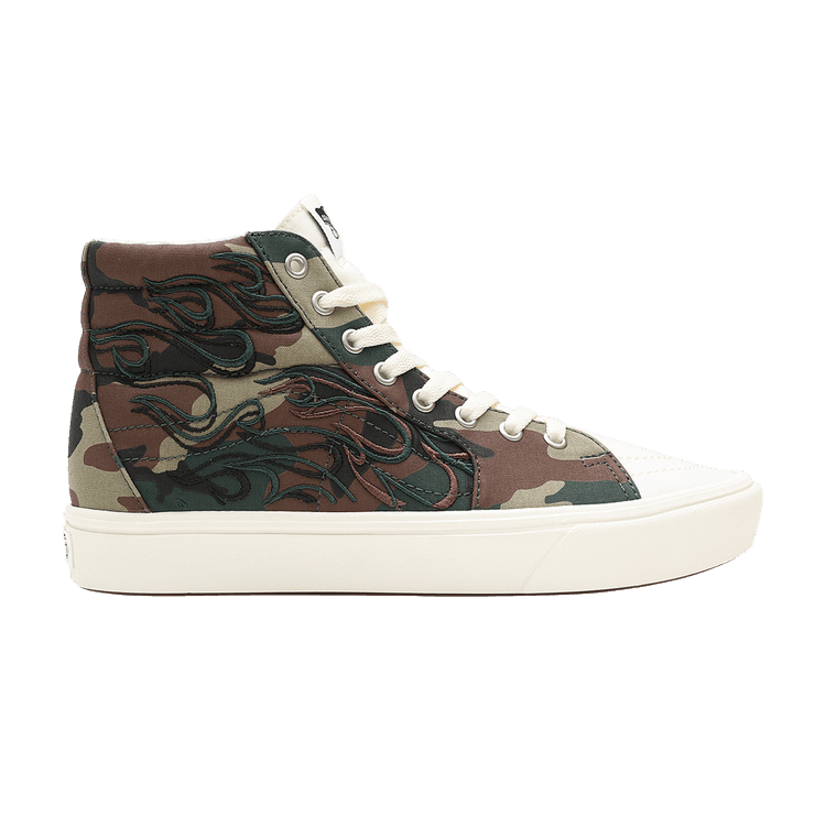 ComfyCush Sk8-Hi 'Flame Embroidery - Camo'