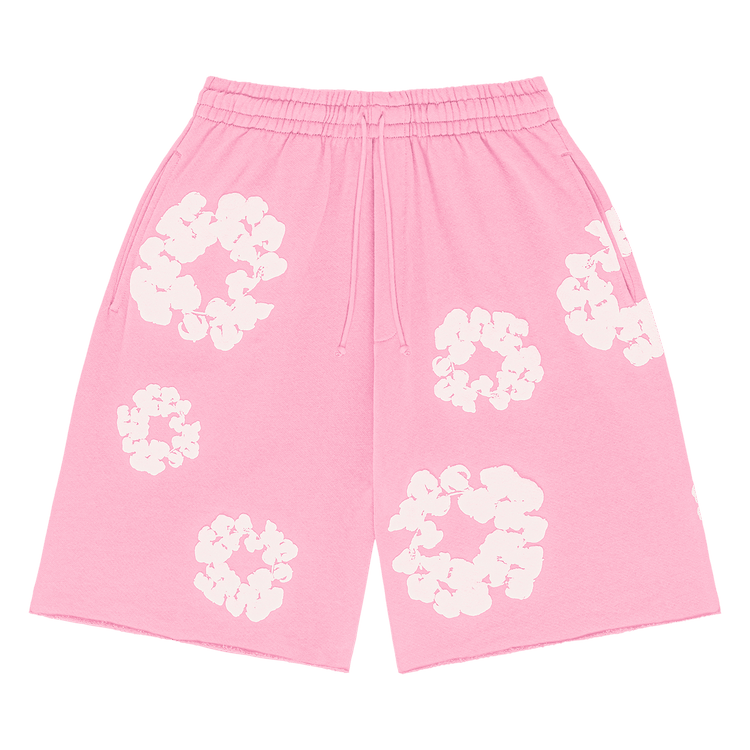 Buy Denim Tears The Cotton Wreath Shorts 'Pink' - 402 100 30
