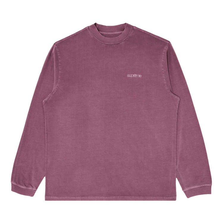 Buy Supreme Mock Neck Long-Sleeve Top 'Dusty Plum Buy Supreme Mock Neck Long-Sleeve Top 'Dusty Plum