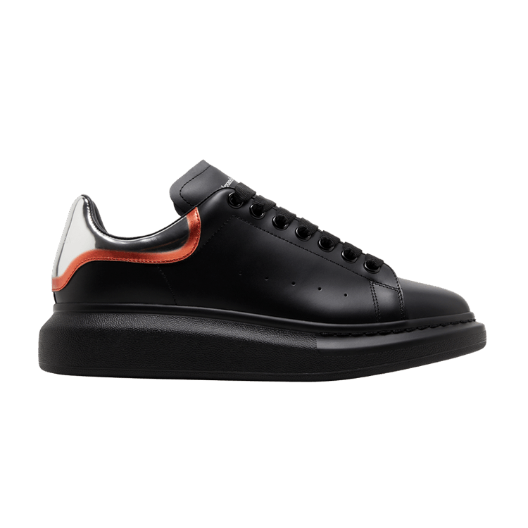 Alexander Mcqueen Oversized Sneaker Black Silver Welsh Red Culture Circle
