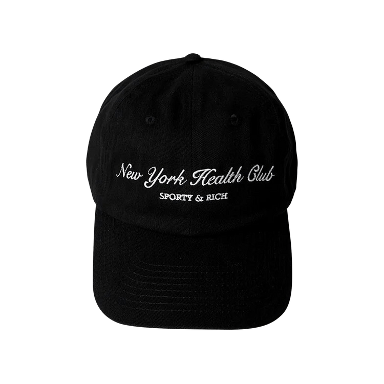 Sporty & Rich NY Health Club Cap Faded Black & White | END. (SG)