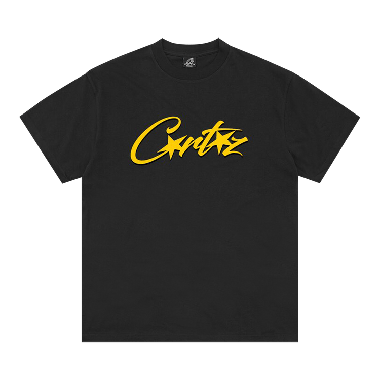 Corteiz e heavyweight tee Tシャツ 黒黄 L 1346491_00.png.png