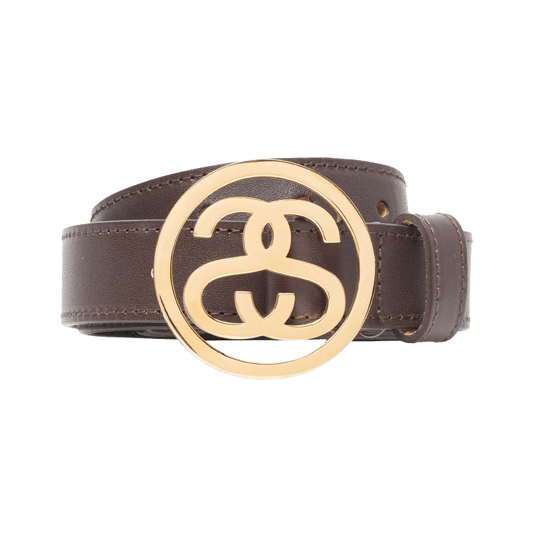 Buy Stussy SS-Link Buckle Belt 'Brown' - 135187 BROW | GOAT