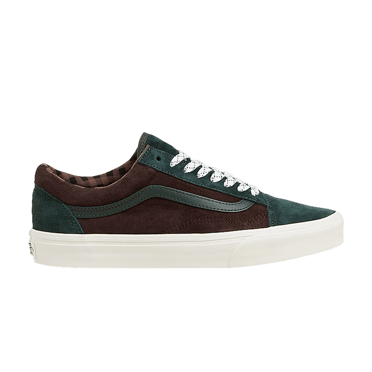 Old Skool 'Pig Suede - Plaid Scarab'