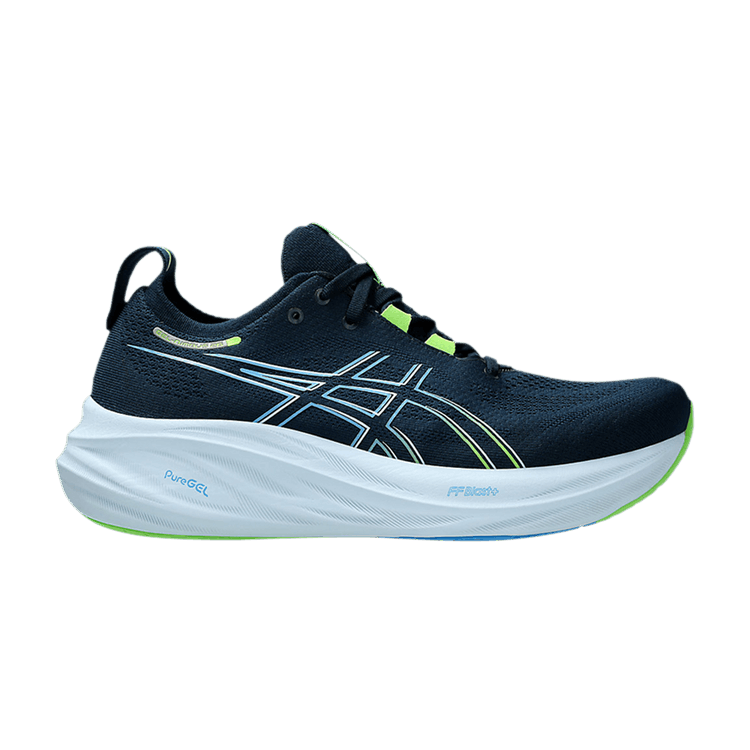 ASICS Gel-Nimbus 26 Wide 'French Blue Electric Lime'