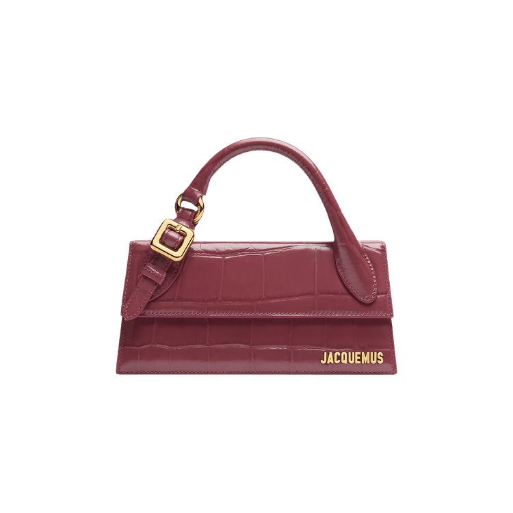 Buy Jacquemus Le Chiquito Long Boucle 'Dark Burgundy
