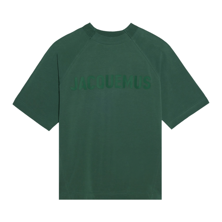 Buy Jacquemus Le T-Shirt Typo 'Dark Green' - 245JS212 2031