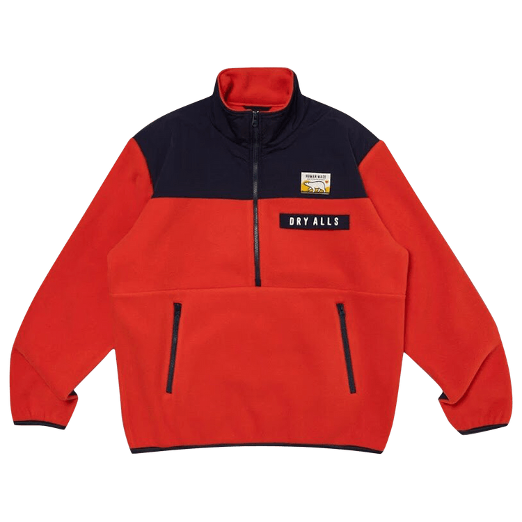 Buy Human Made Fleece Half- Zip Jacket 'Red' - HM26JK040 RED