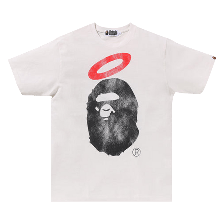 Buy BAPE x Union Pigment Dyed Ape Head Tee 'White' - 1J73