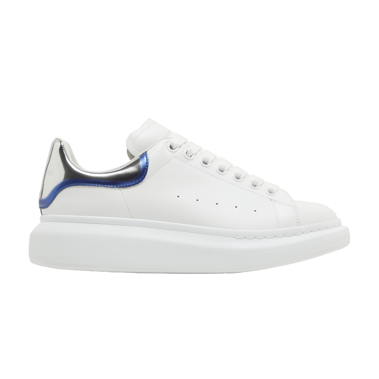 Alexander Mcqueen Oversized Sneaker White Silver Blue Culture Circle