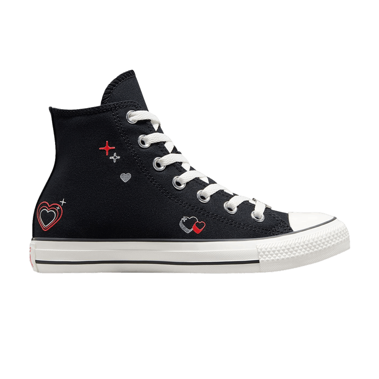 Wmns Chuck Taylor All Star High 'Y2K Heart - Black'