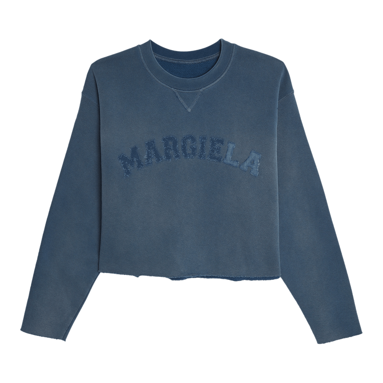 【25SS NEW】Maison Margiela / 手書きロゴスウェット /Blue 25SS NEW】Maison Margiela / 手書きロゴスウェット /Blue