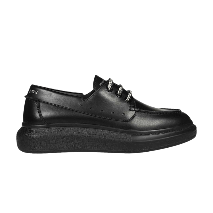 Alexander McQueen Oversized Boat Sneaker Black
