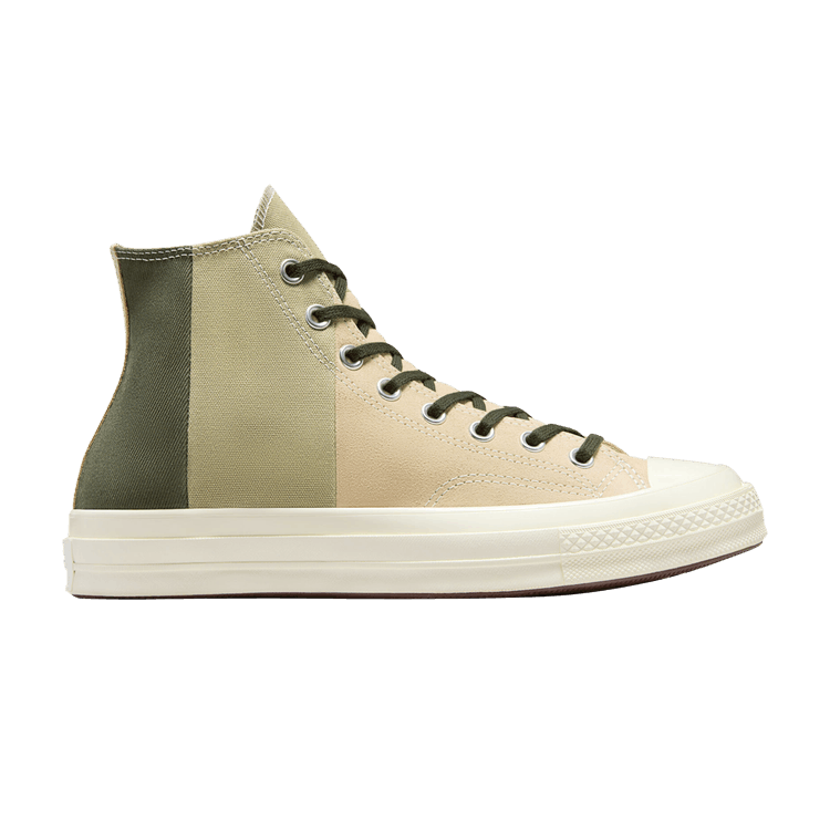 Chuck 70 High 'Patchwork Suede - Nutty Granola Green'