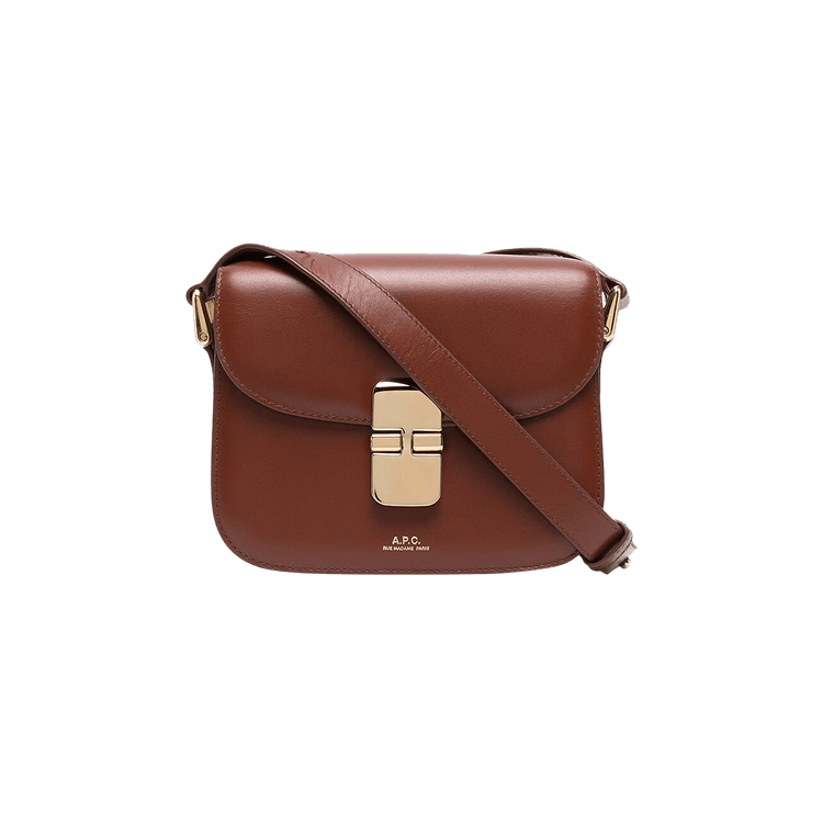 ☆A.P.C.☆ Mini Grace Shoulder Bag Hazelnut PXBMWF61515CAD P MUSINSA | A.P.C. Mini Grace Crossbody Bag - Hazelnut