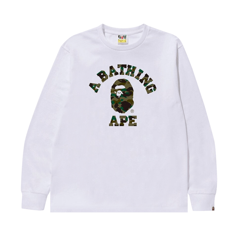 トップス APE Liquid Camo College Long Sleeve 1355627_00.png.png