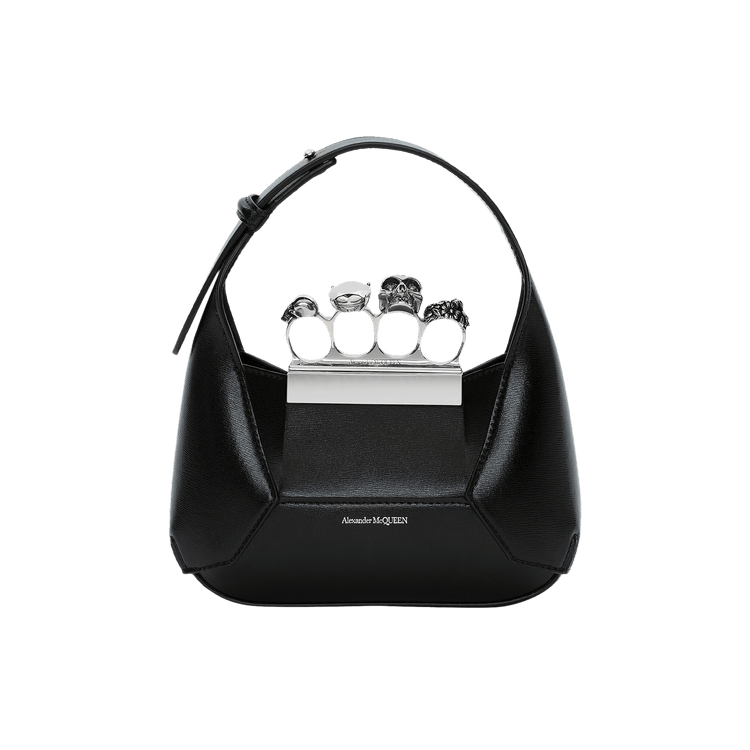 ハンドバッグ Alexander McQueen 731136 DYTAB JEWELLED HOBO MINI Bag Buy Alexander McQueen The Jewelled Hobo Mini Bag 'Black