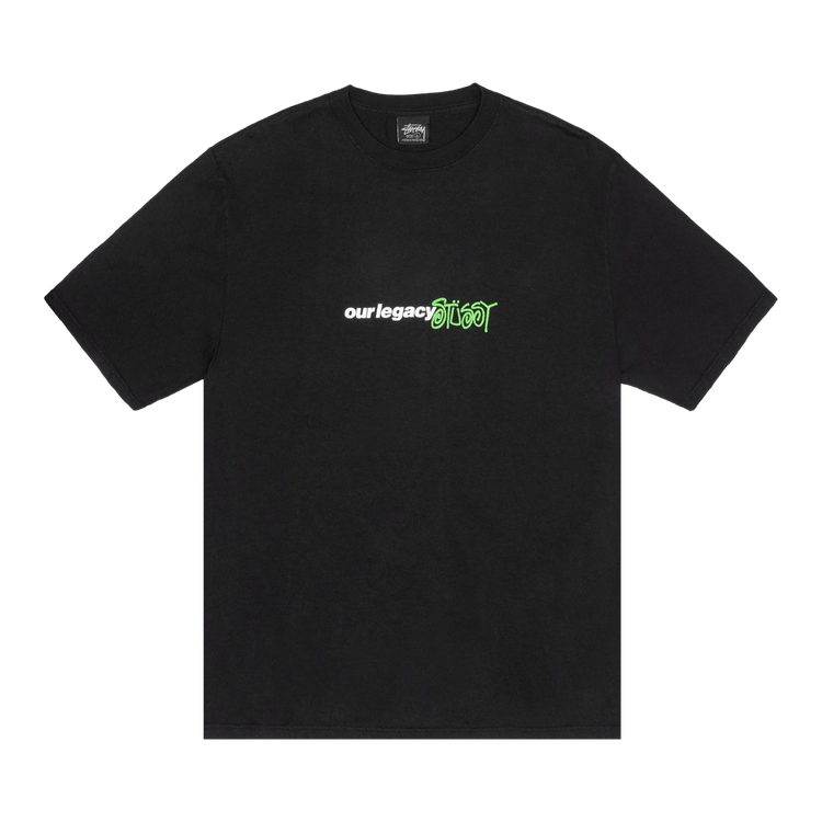 Stussy Our legacy Tシャツ　black Buy Stussy x Our Legacy Work Shop Sport Pigment Dyed Tee