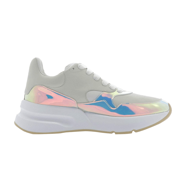 Alexander Mcqueen Oversized Runner Cream Iridescent Culture Circle
