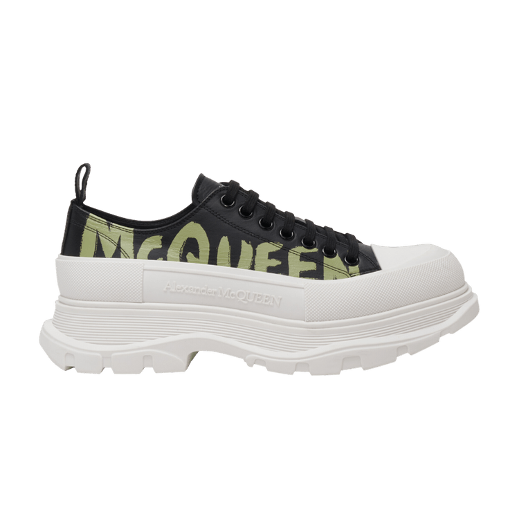 Buy Alexander McQueen Tread Slick Lace Up 'Graffiti Logo
