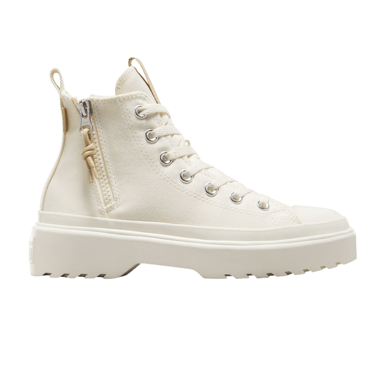 Chuck Taylor All Star Lugged Lift Platform EasyOn High GS 'Egret Nutty Granola'