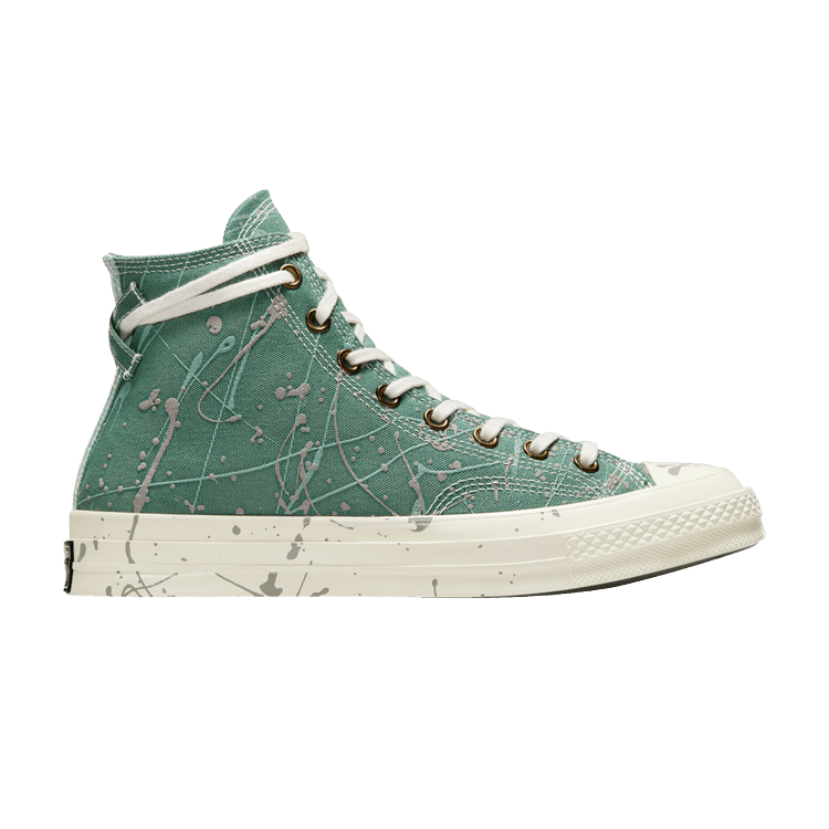 Chuck 70 High 'Paint Splatter - Admiral Elm Green'