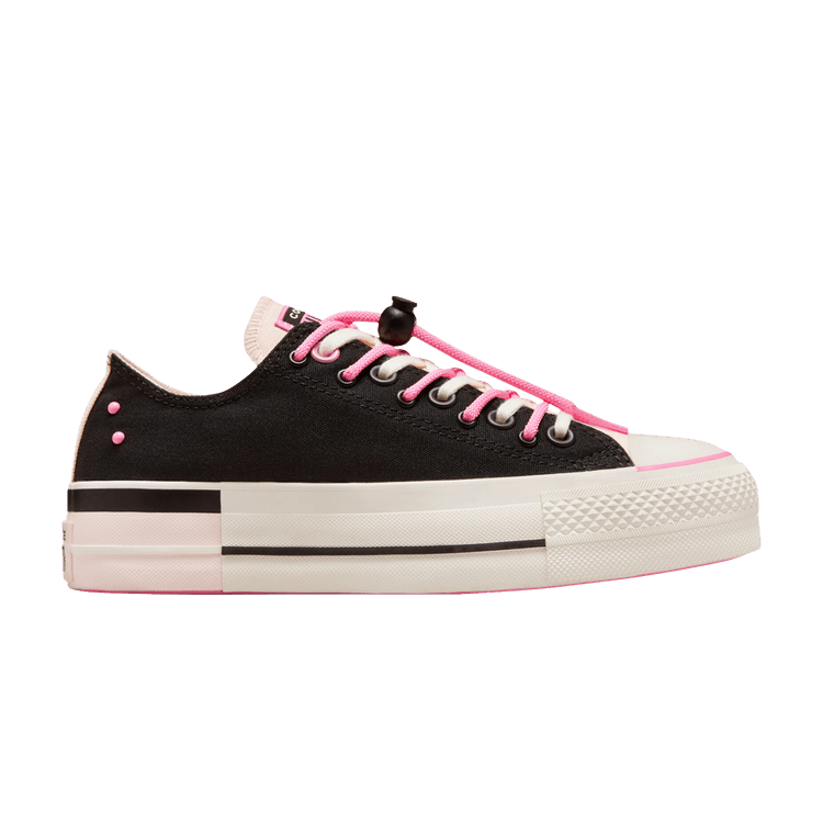 Wmns Chuck Taylor All Star Lift Platform EasyOn Low 'Black Fable Pink'