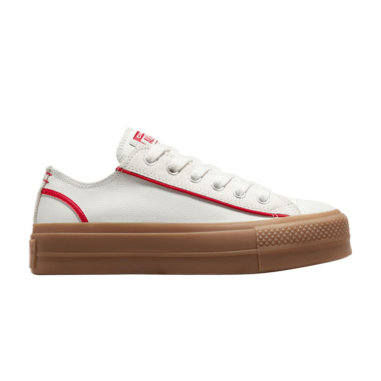 Wmns Chuck Taylor All Star Lift Platform Low 'Egret Red Gum'