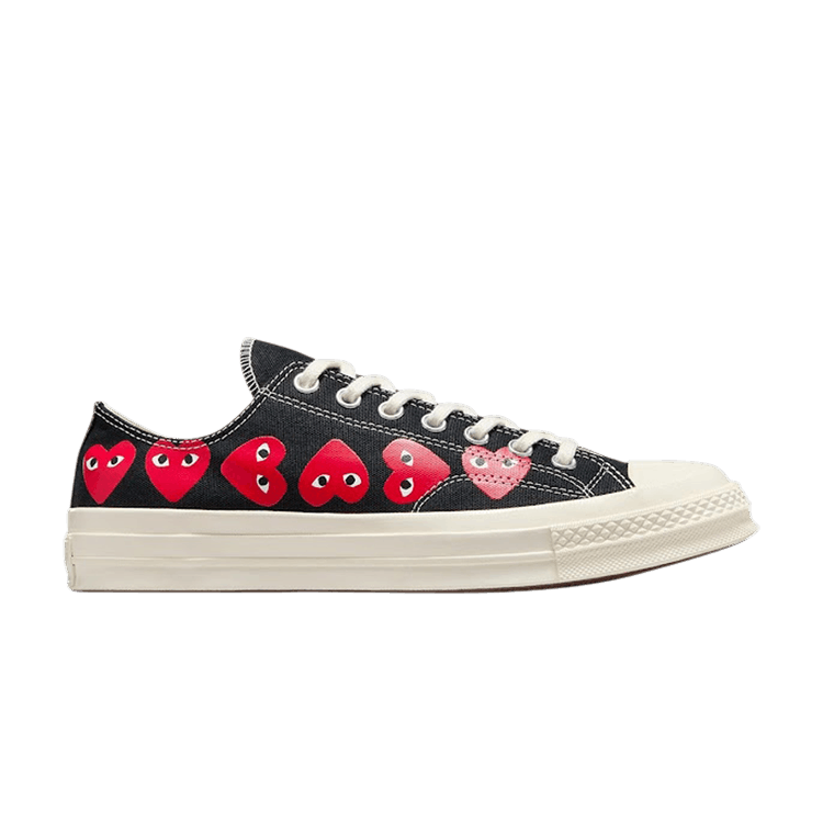 Comme des Garçons PLAY x Chuck 70 Low 'Multi Heart - Black'