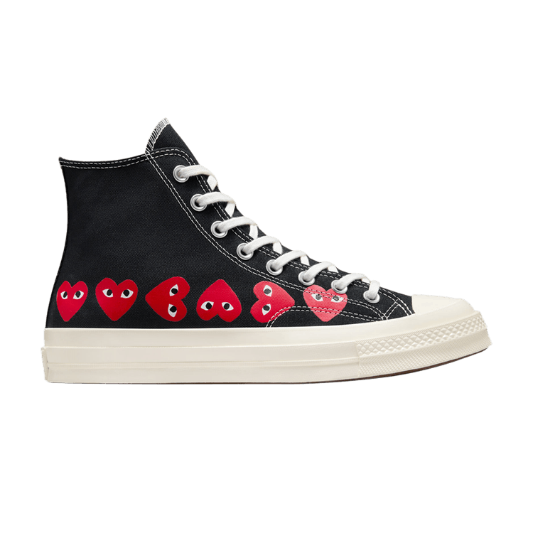 Comme des Garçons PLAY x Chuck 70 High 'Multi Heart - Black'