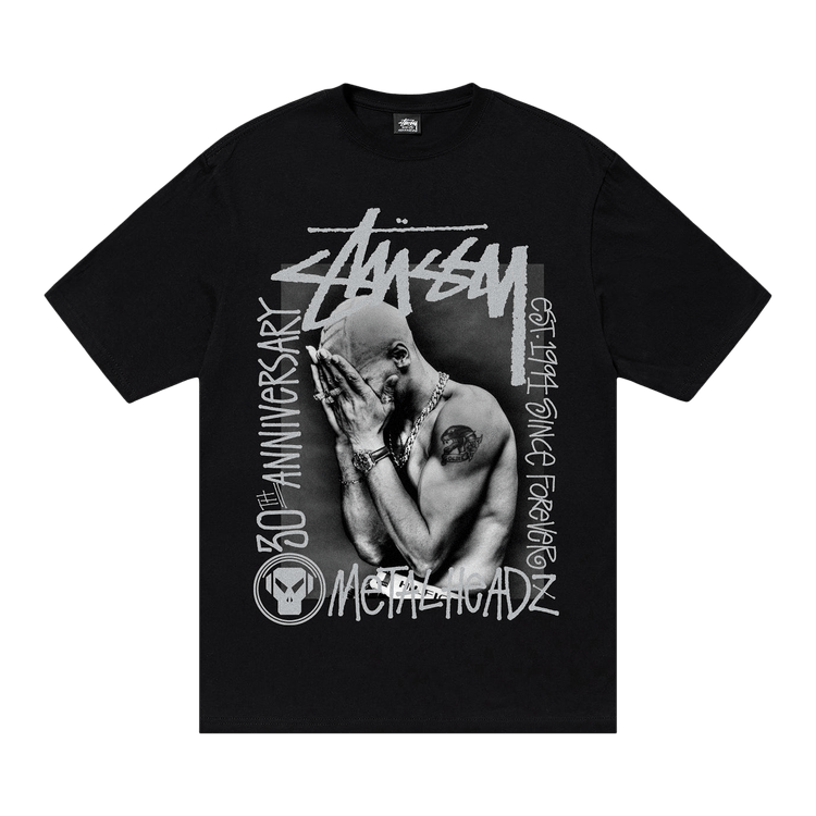 Buy Stussy x Goldie Metalheadz 30 Tee 'Black' - 3903901 BLAC | GOAT