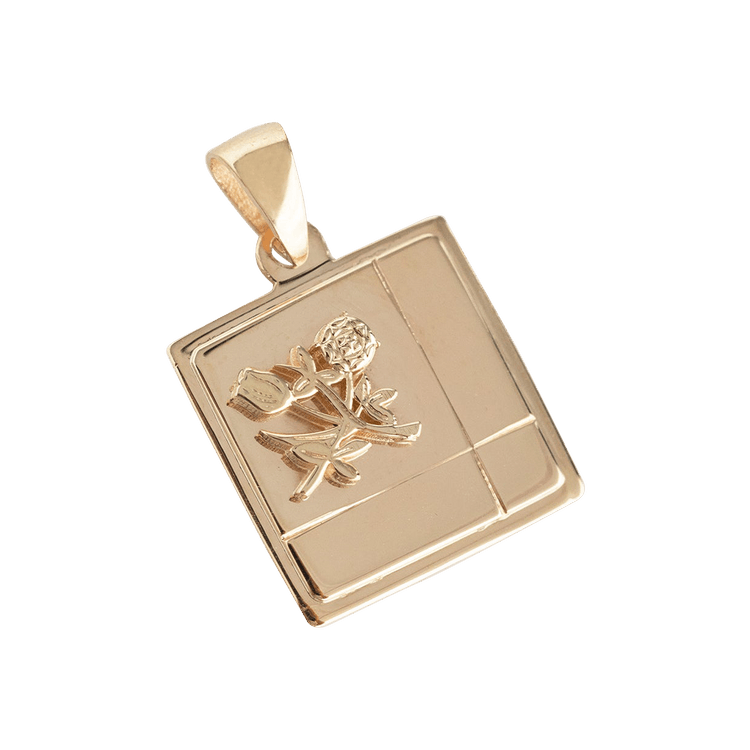Aime leon dore アクセサリー 14Kt Gold Mosaic Pendant – Aimé Leon Dore