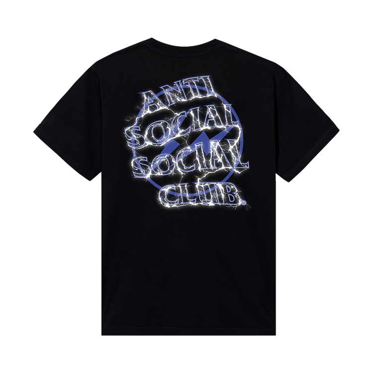 Buy Anti Social Social Club x Fragment Design Bolt Tee 'Black/Navy