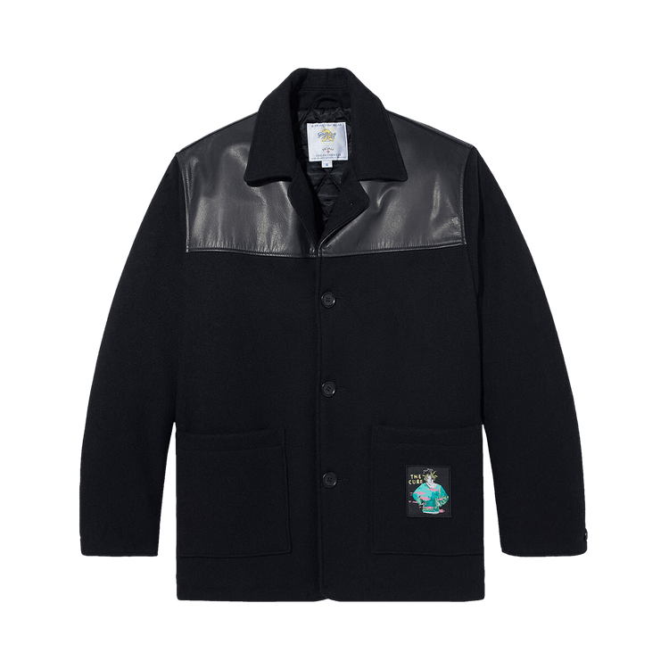 Noah Black Utility Jacket Aoi industry刺繍 Noah Black Utility Jacket Aoi industry刺繍